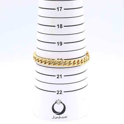 JEWELRY K18 Yellow Gold Curb Chain Bracelet