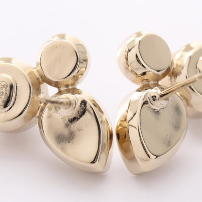 CHANEL Coco Mark Drop Rhinestone Earrings