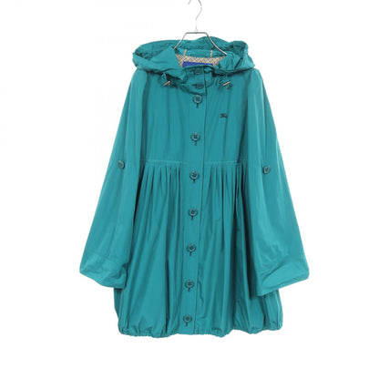 BURBERRY BLUE LABEL Green Hooded Embroidery Jacket Size 38