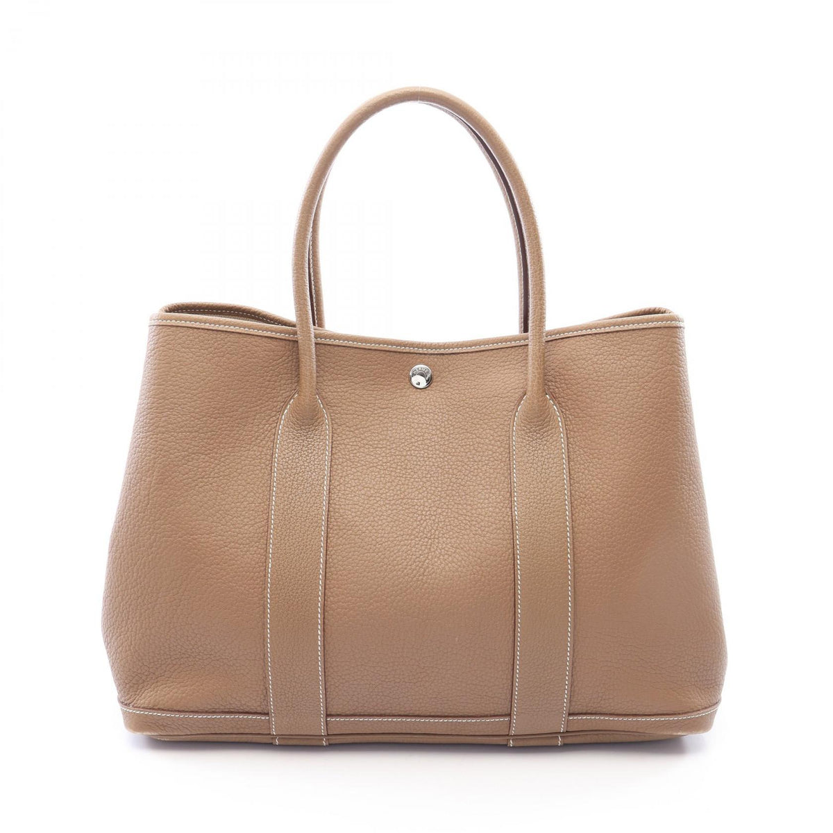 HERMES Garden Party PM Etoupe Bag Gray