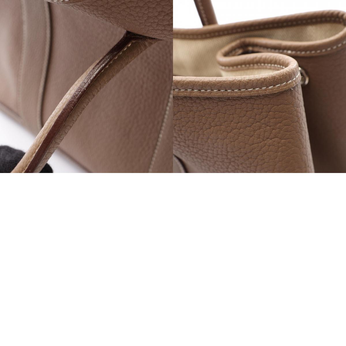 HERMES Garden Party PM Etoupe Bag Gray