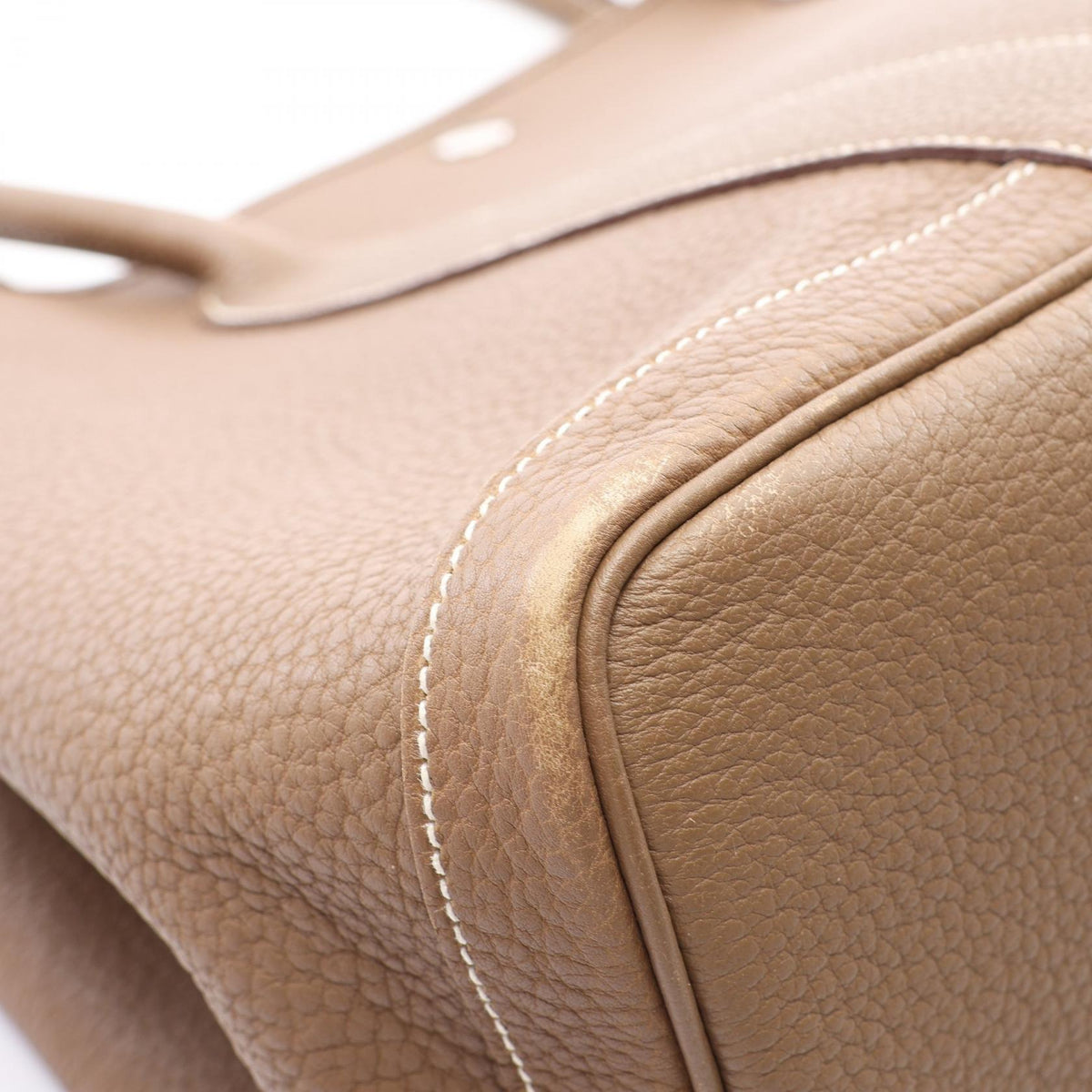 HERMES Garden Party PM Etoupe Bag Gray