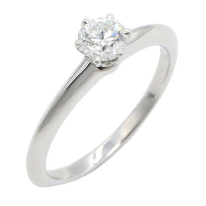 TIFFANY&CO Solitaire Diamond Pt950 Ring Size JP 10