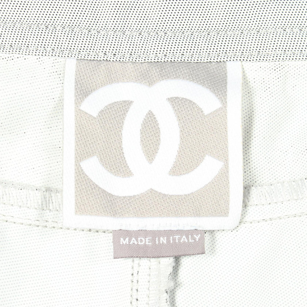 CHANEL Sport Line Nylon Pants Gray Size 40