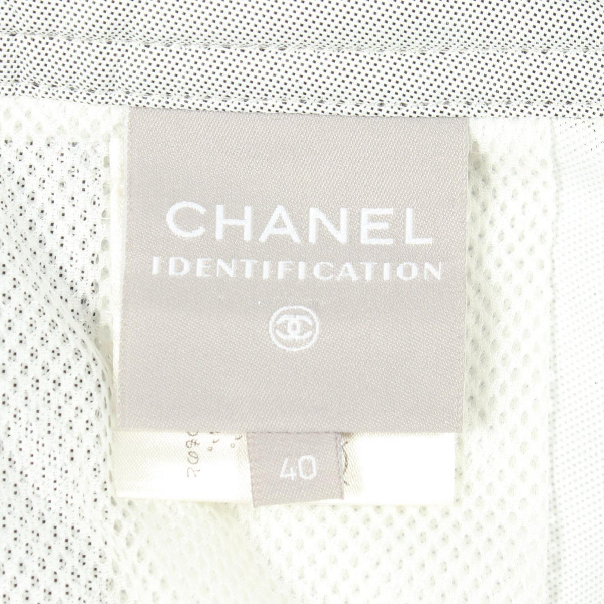 CHANEL Sport Line Nylon Pants Gray Size 40