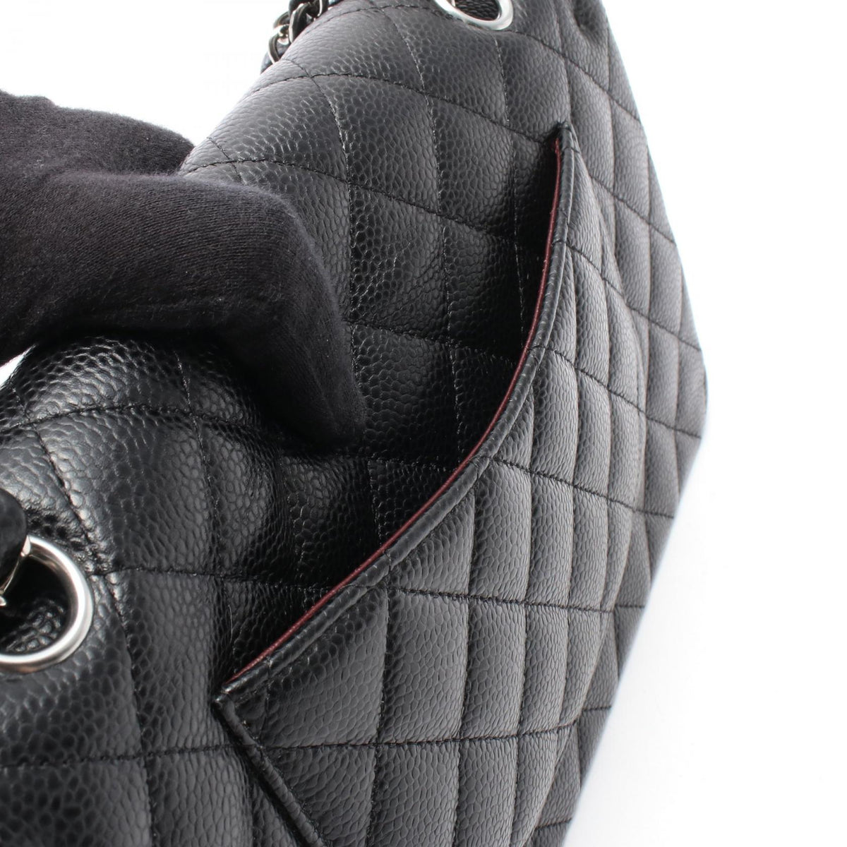 CHANEL Matelasse Double Flap Shoulder Bag