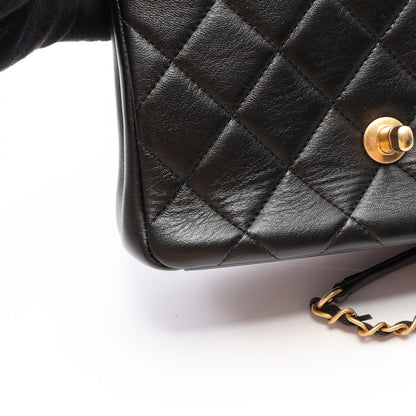CHANEL Mini Flap Matelasse Bag Black