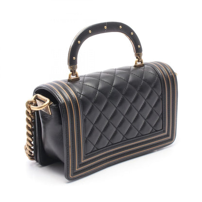 CHANEL Boy Chanel Small Top Bag Black