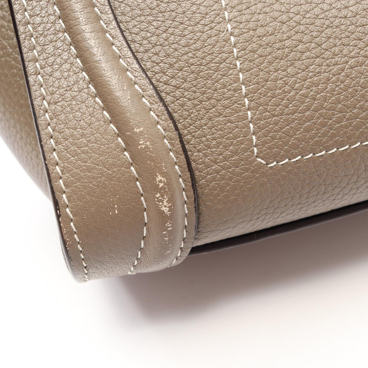 CELINE Luggage Nano Shopper Leather Bag
