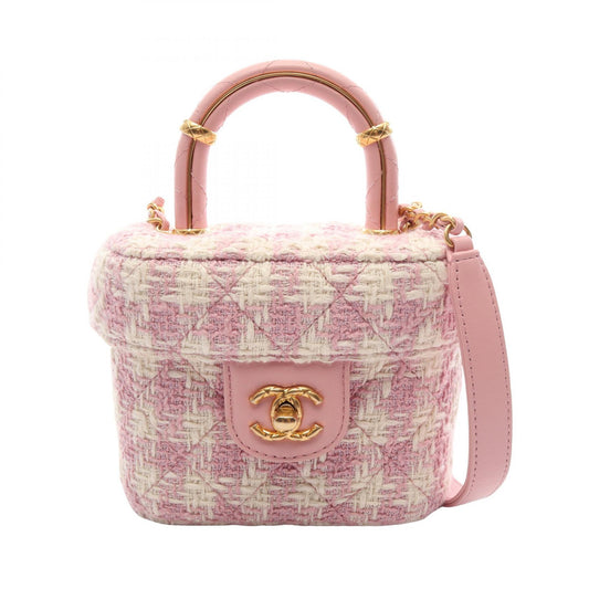 CHANEL Matelassé Vanity 2-Way Shoulder Bag