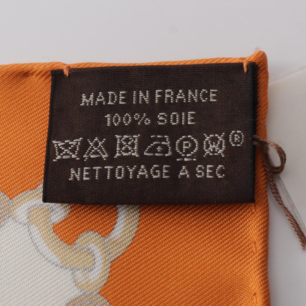 HERMES Petit Carre Palonniers Silk Scarf Size 40