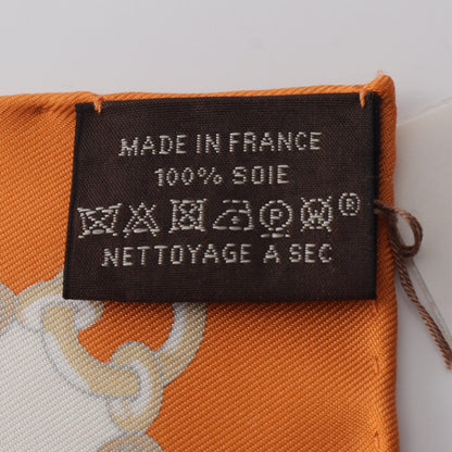 HERMES Petit Carre Palonniers Silk Scarf Size 40