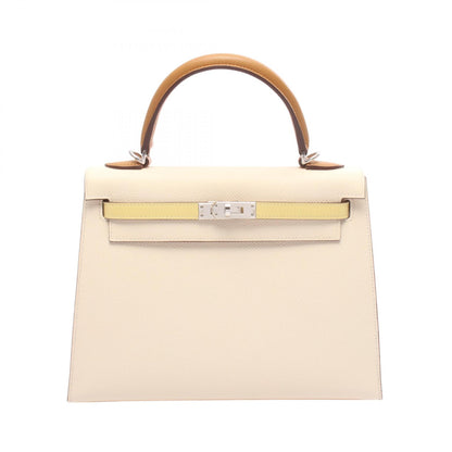 HERMES Kelly 25 Tricolor Epsom Handbag