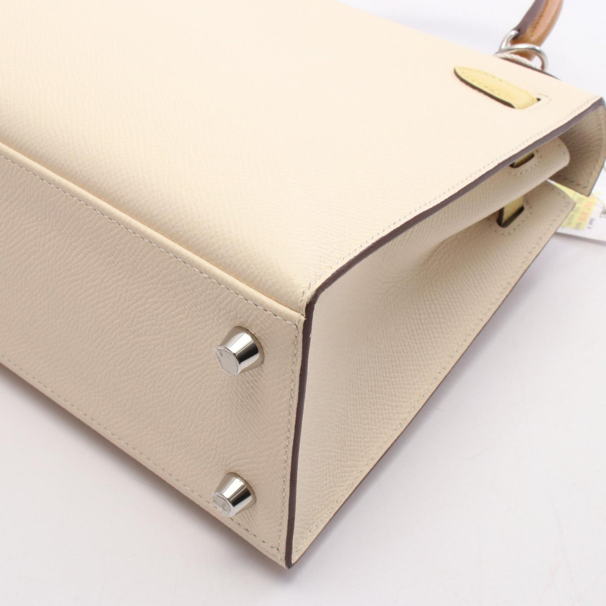HERMES Kelly 25 Tricolor Epsom Handbag