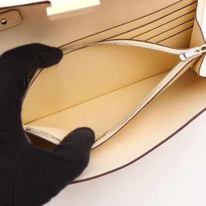 HERMES Constance Long To Go Shoulder Bag Beige