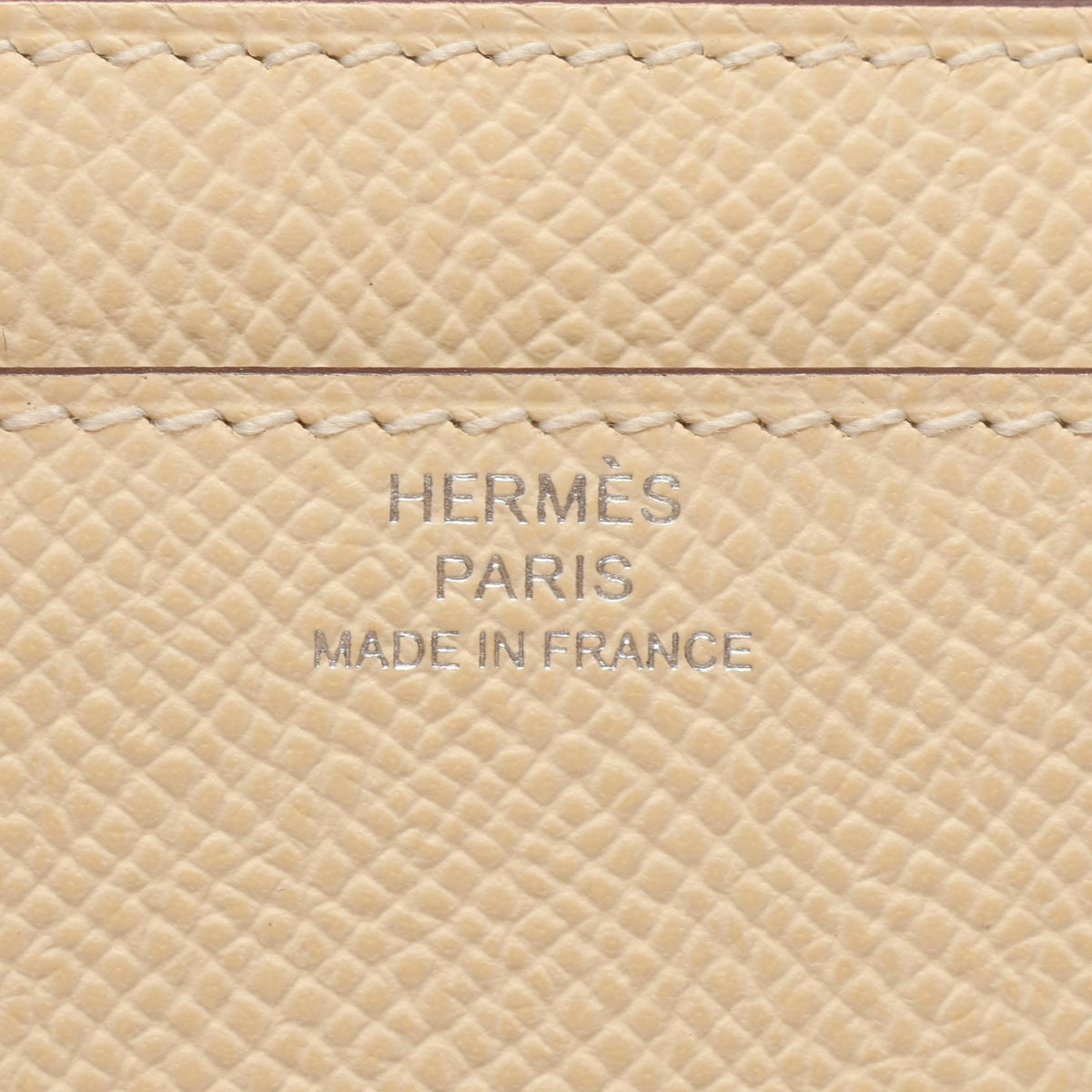 HERMES Constance Long To Go Shoulder Bag Beige