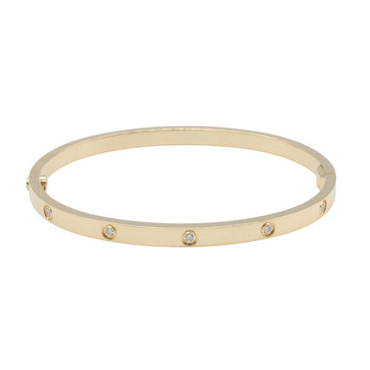 CARTIER Love Bracelet Small 10-Diamond K18 Gold Size 16