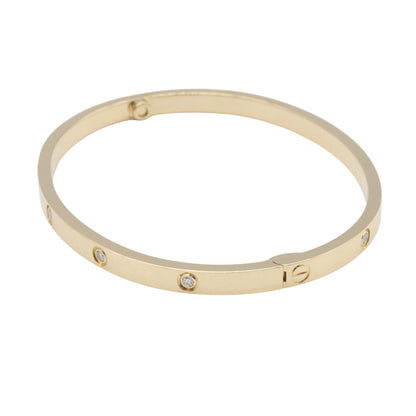 CARTIER Love Bracelet Small 10-Diamond K18 Gold Size 16