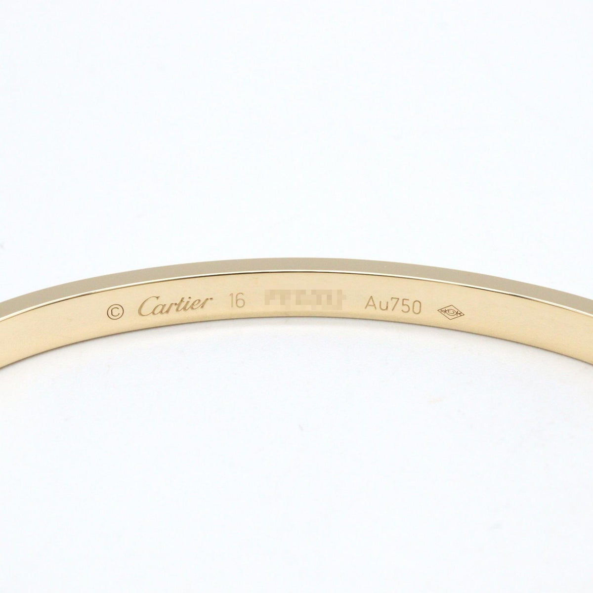 CARTIER Love Bracelet Small 10-Diamond K18 Gold Size 16
