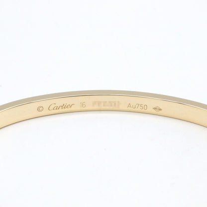 CARTIER Love Bracelet Small 10-Diamond K18 Gold Size 16