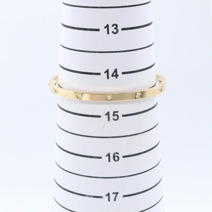 CARTIER Love Bracelet Small 10-Diamond K18 Gold Size 16