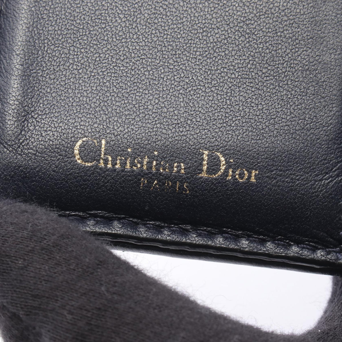 Dior Addict Oblique Canvas Leather Wallet