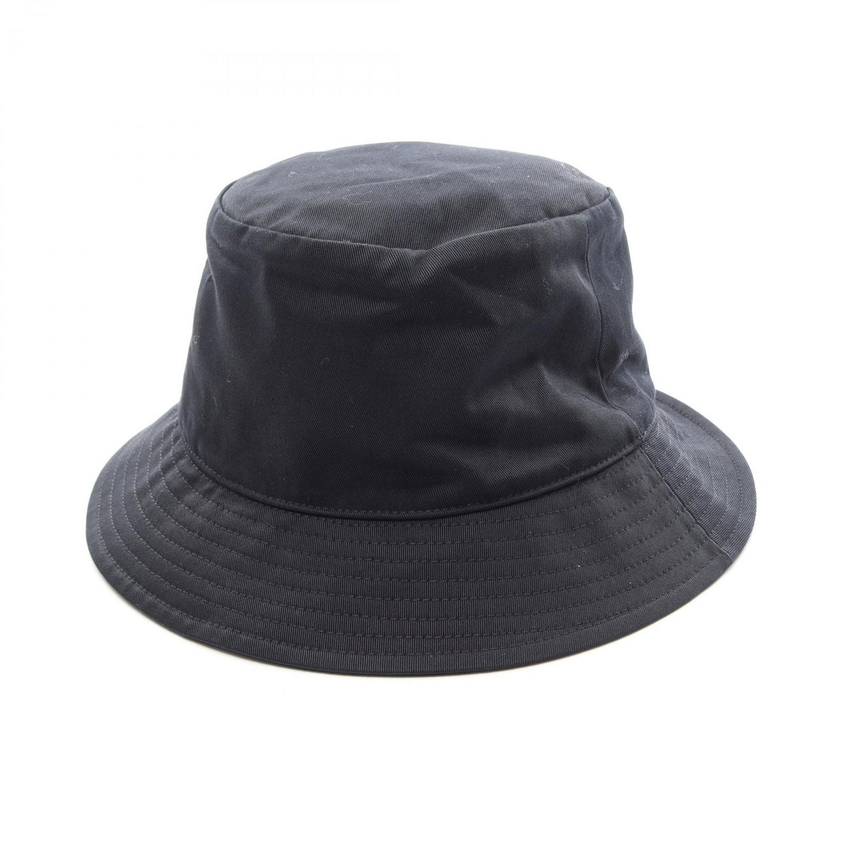 CELINE Logo Embroidery Cotton Bucket Hat Size L