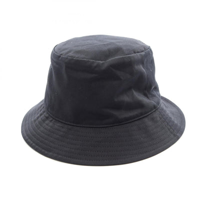 CELINE Logo Embroidery Cotton Bucket Hat Size L