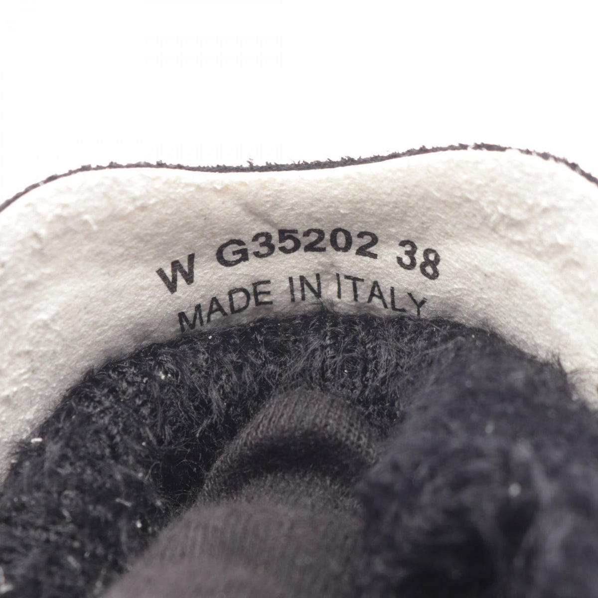 CHANEL Coco Mark Shaggy Knit Suede Sneakers Size 38