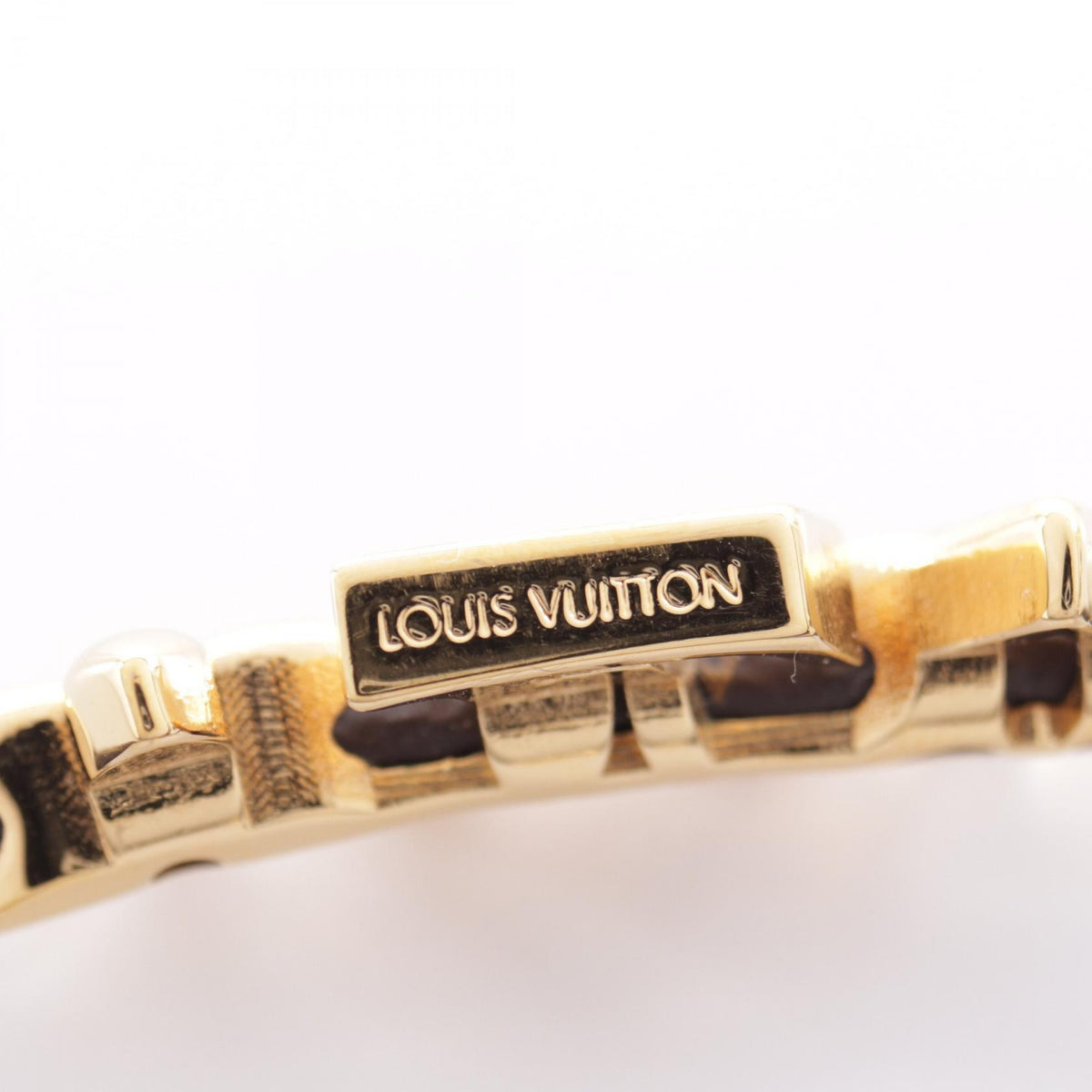 LOUIS VUITTON LV Iconic Gold PVC Bracelet