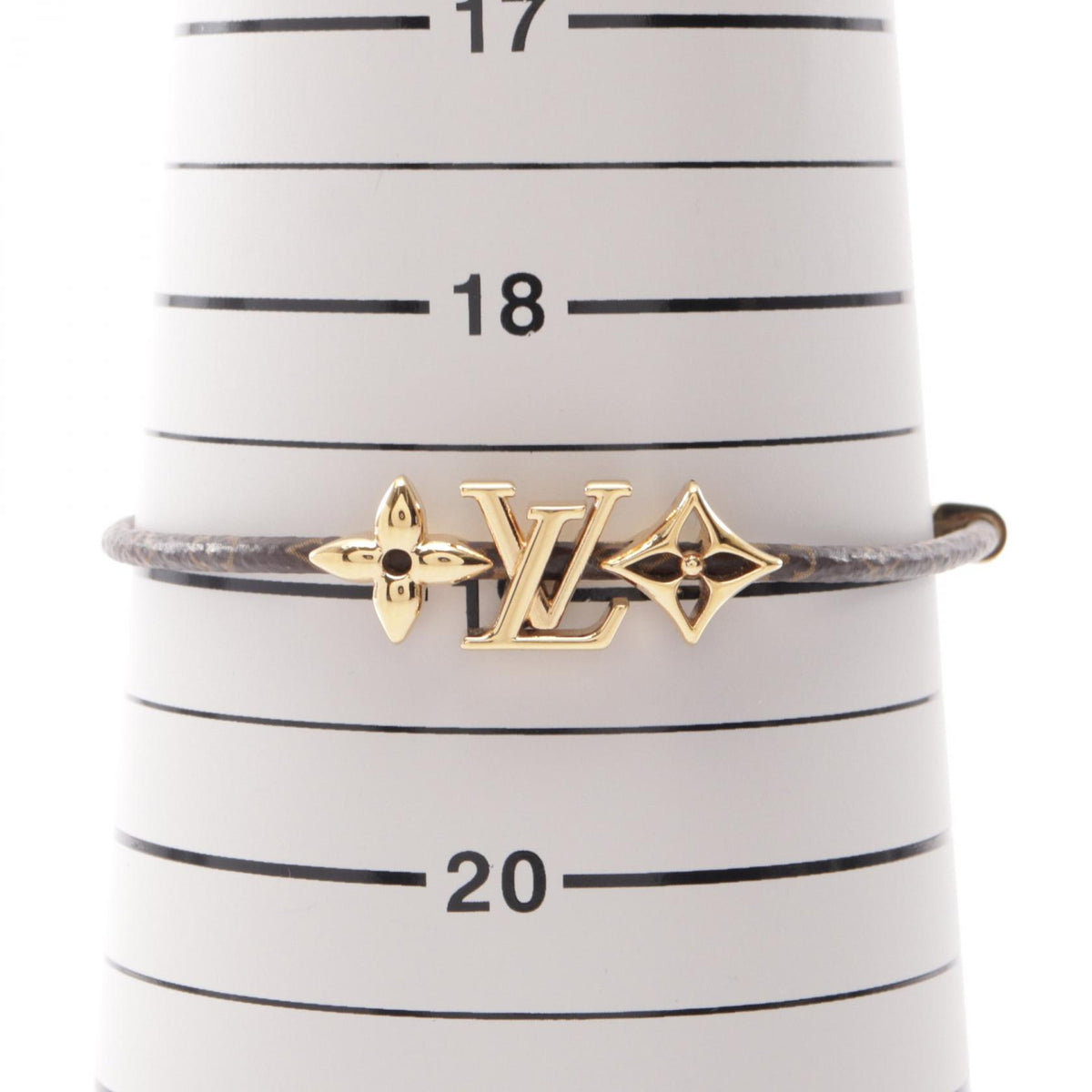 LOUIS VUITTON LV Iconic Gold PVC Bracelet