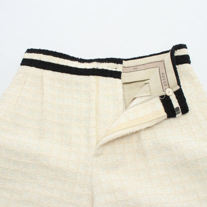 GUCCI Tweed Short Pants Cotton Rayon Size 38