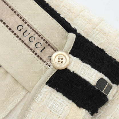 GUCCI Tweed Short Pants Cotton Rayon Size 38