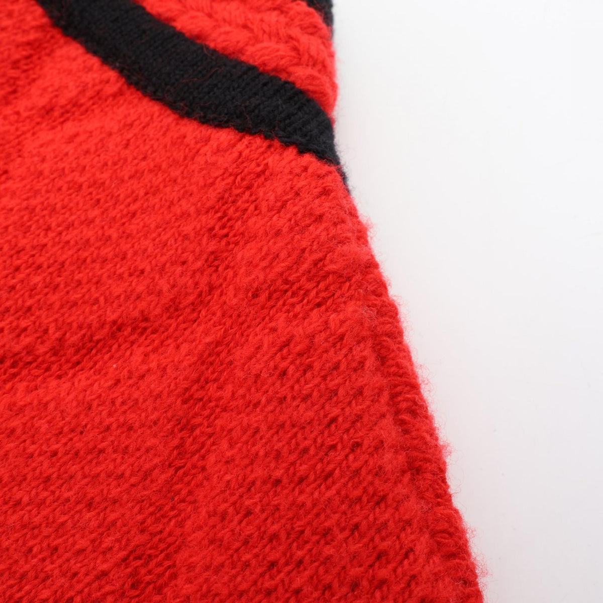 GUCCI Interlocking G Knit Wool Cardigan Red Size XS