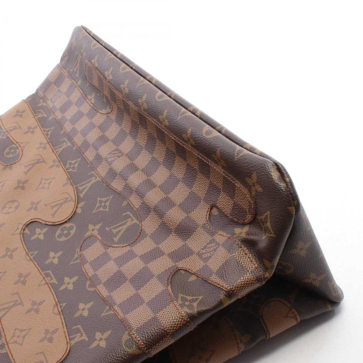 LOUIS VUITTON Monogram Landscape 2-Way Shopper Tote MM Bag