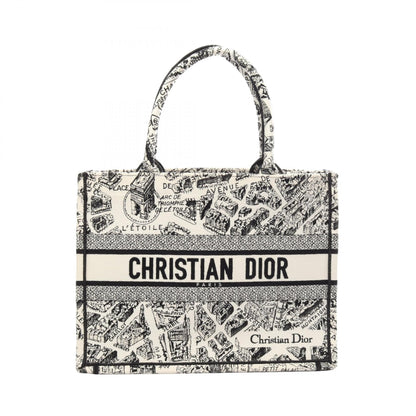 Dior Book Tote Medium Plan Bag White/Black