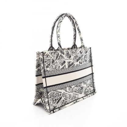 Dior Book Tote Medium Plan Bag White/Black