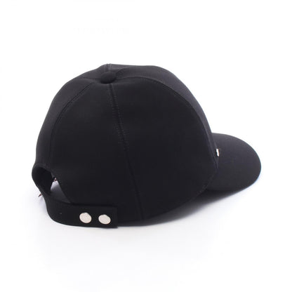 HERMES Tess Milano Jersey Black Rayon Cap Size 59