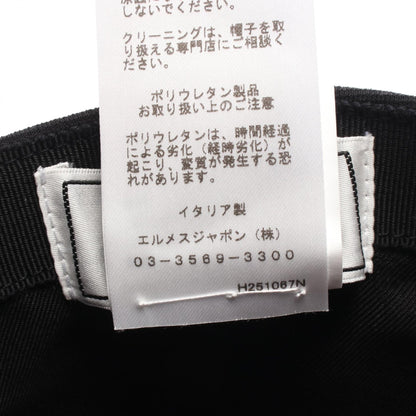 HERMES Tess Milano Jersey Black Rayon Cap Size 59