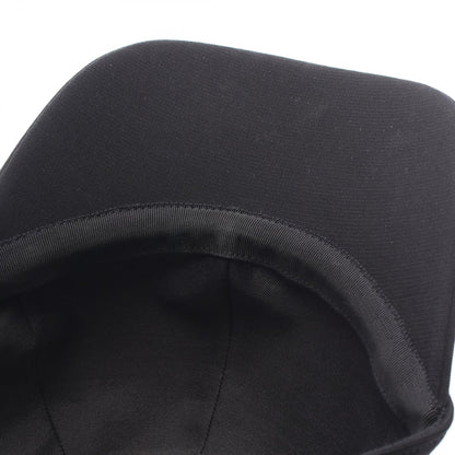 HERMES Tess Milano Jersey Black Rayon Cap Size 59