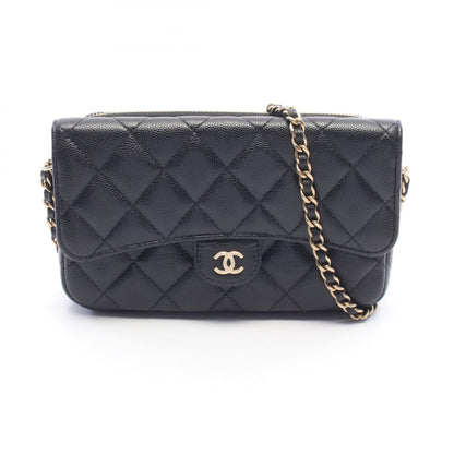 CHANEL Matelassé Caviar Skin Shoulder Bag