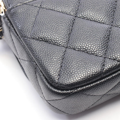 CHANEL Matelassé Caviar Skin Shoulder Bag