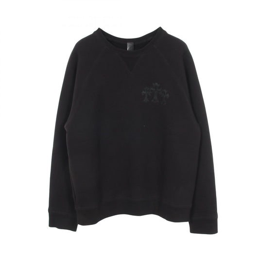 CHROME HEARTS Cemetery Cross Sweatshirt Black Size M
