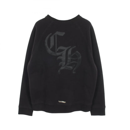 CHROME HEARTS Cemetery Cross Sweatshirt Black Size M