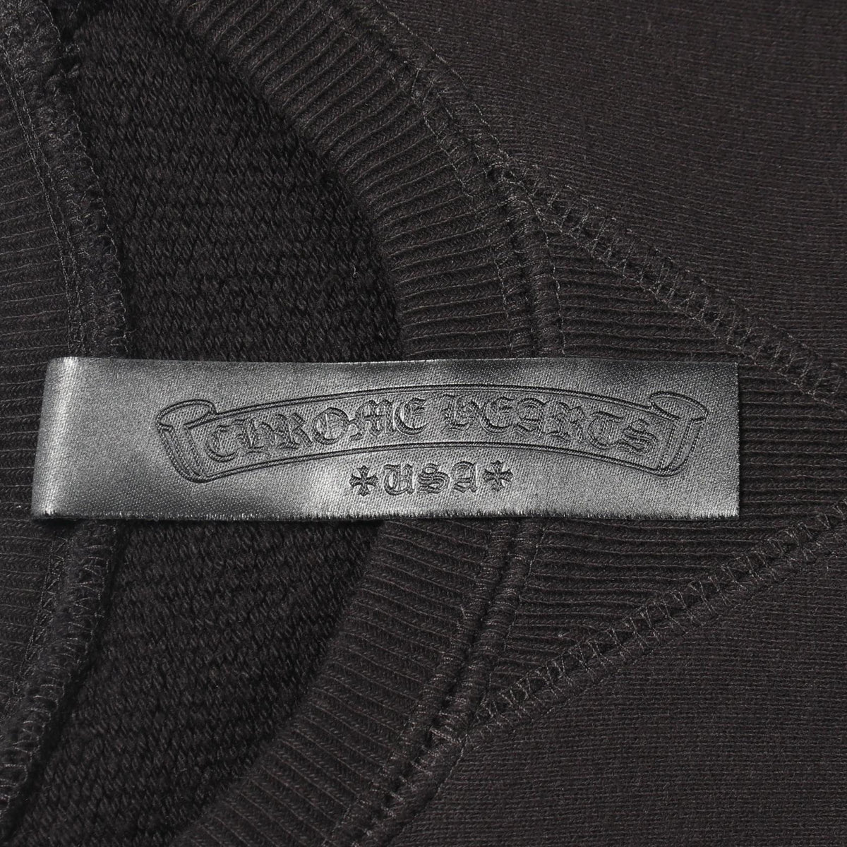 CHROME HEARTS Cemetery Cross Sweatshirt Black Size M