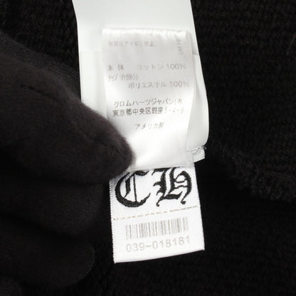 CHROME HEARTS Cemetery Cross Sweatshirt Black Size M