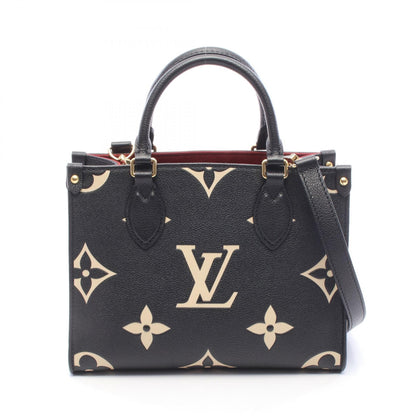 LOUIS VUITTON OnTheGo PM Leather Handbag