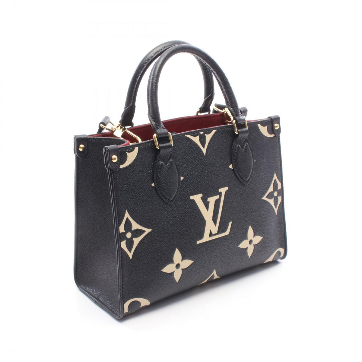 LOUIS VUITTON OnTheGo PM Leather Handbag