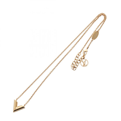 LOUIS VUITTON Essential V Plated Necklace