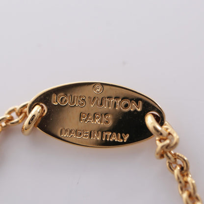 LOUIS VUITTON Essential V Plated Necklace